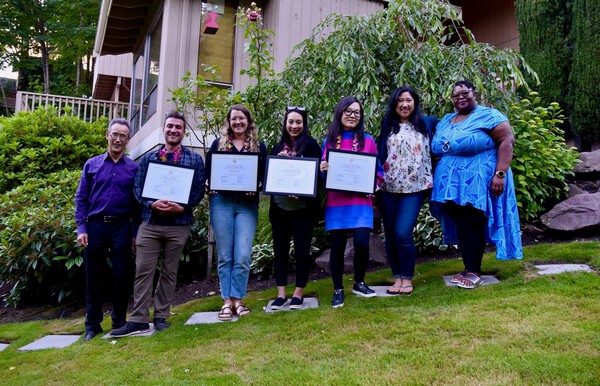 Group of hospice and palliative medicine fellows with program directors